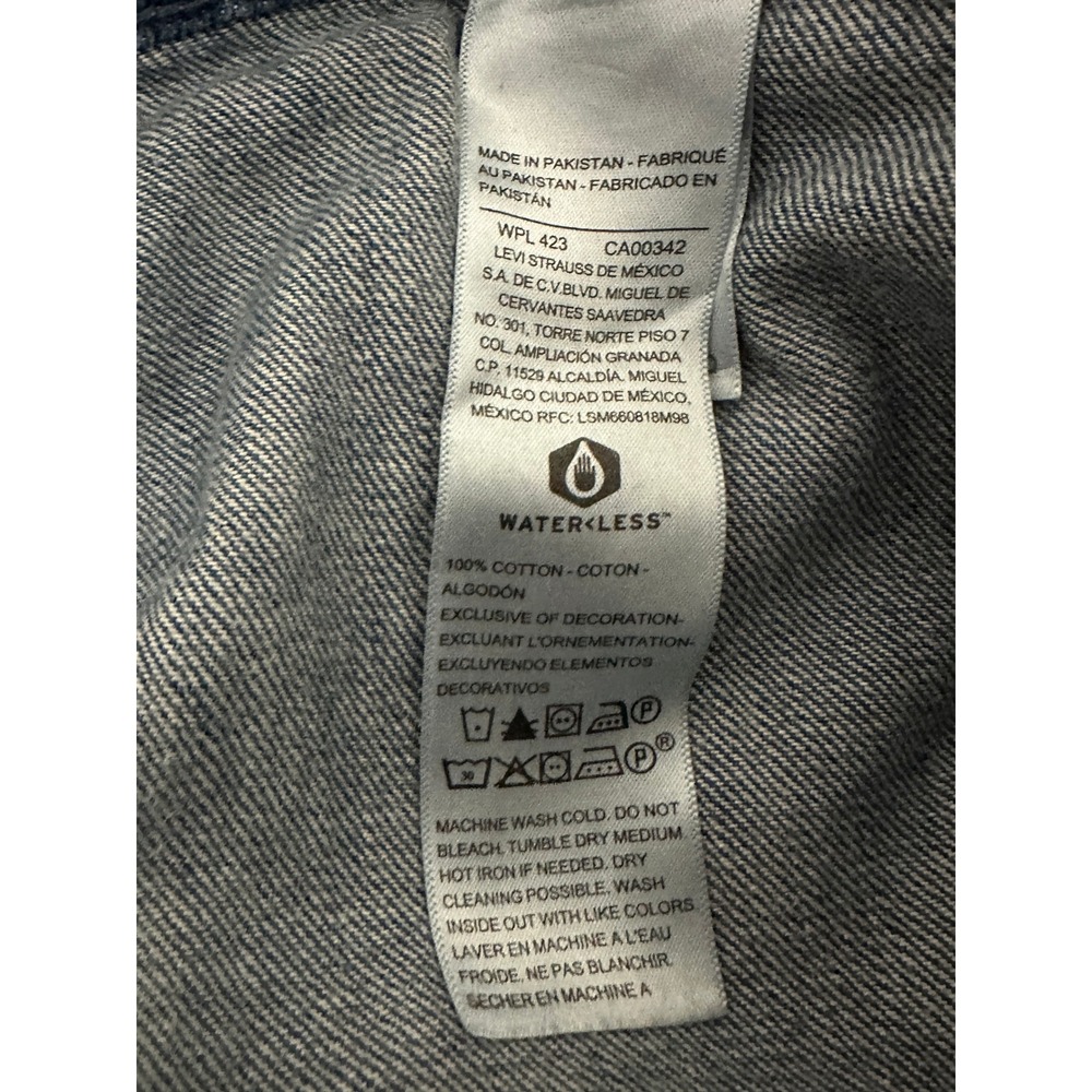 Signature by Levi Strauss & Co Women's Size XL Everyday Jogger Blue Denim Pants - Picture 7 of 9